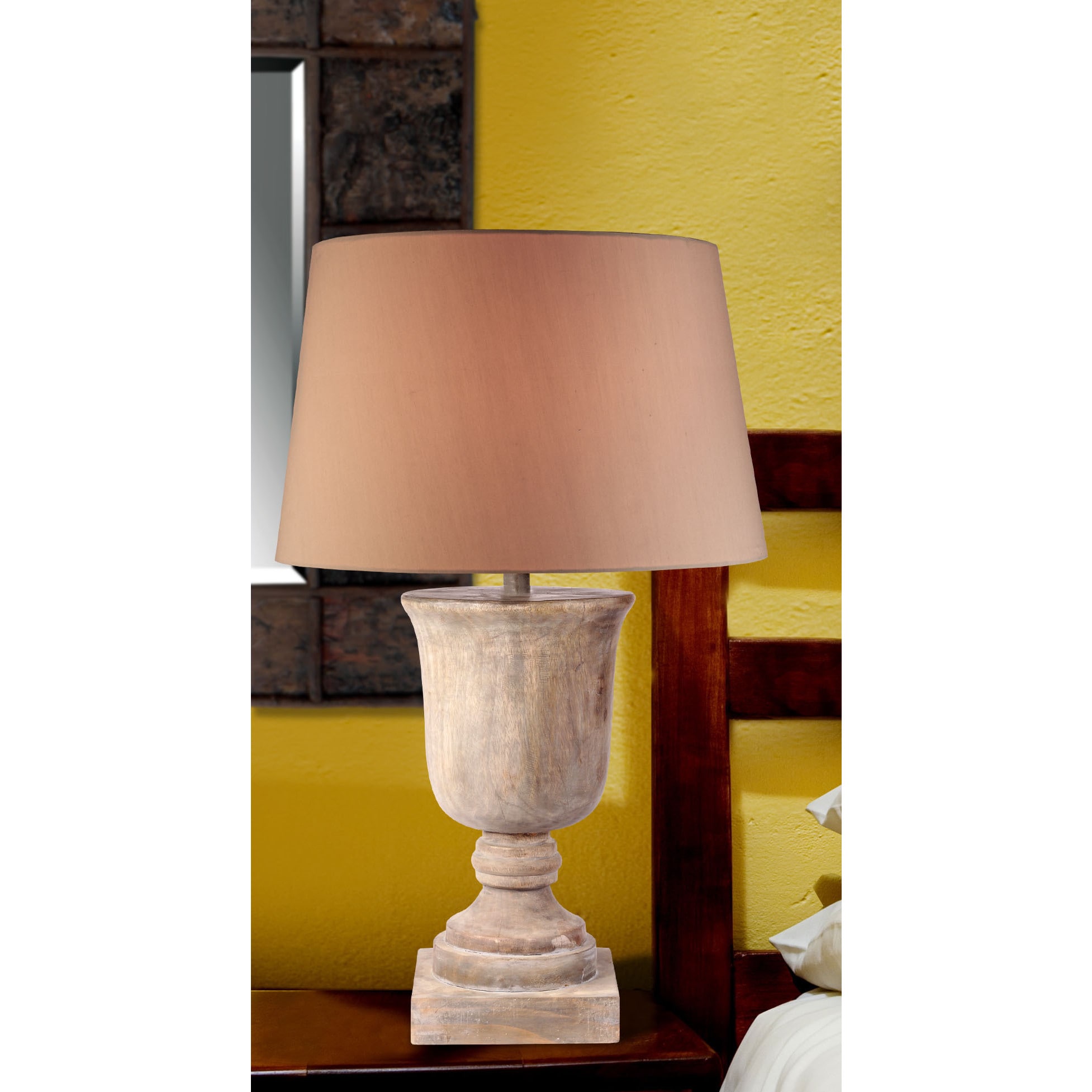 birch table lamp