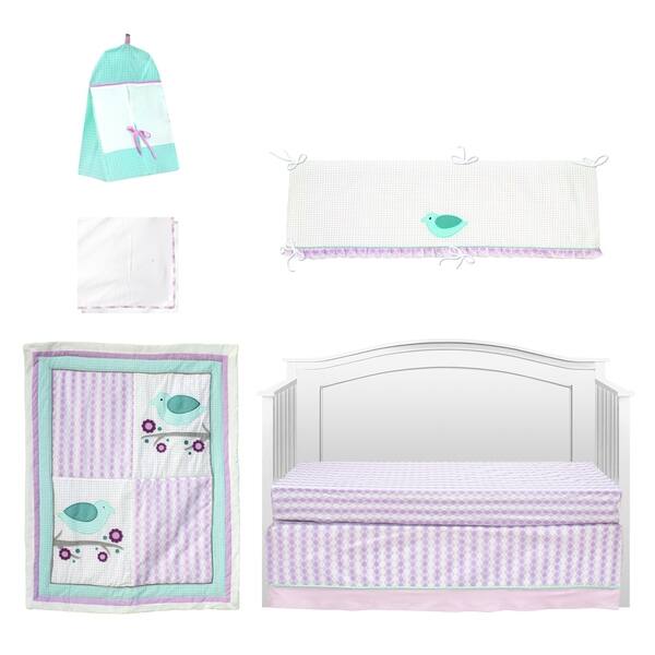 Pam Grace Creations Lovebirds 6 Piece Bedding Set - Overstock ...