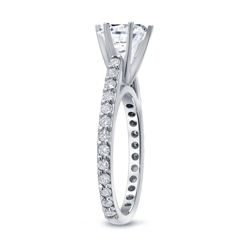 Auriya 14k Gold 1ctw Round Diamond Engagement Ring (H-I, SI2-SI3)