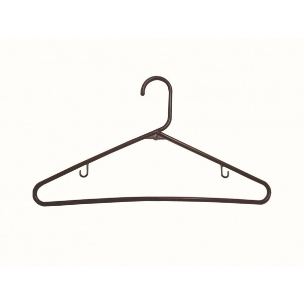Brown Plastic Tube Hanger (Case of 144) Free Shipping On Orders Over