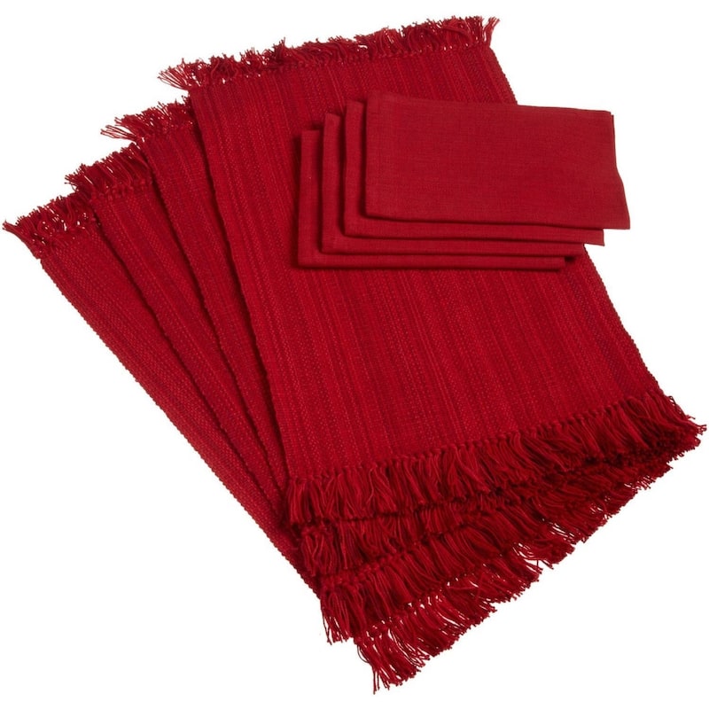 DII Fringed Kitchen Tabletop Set