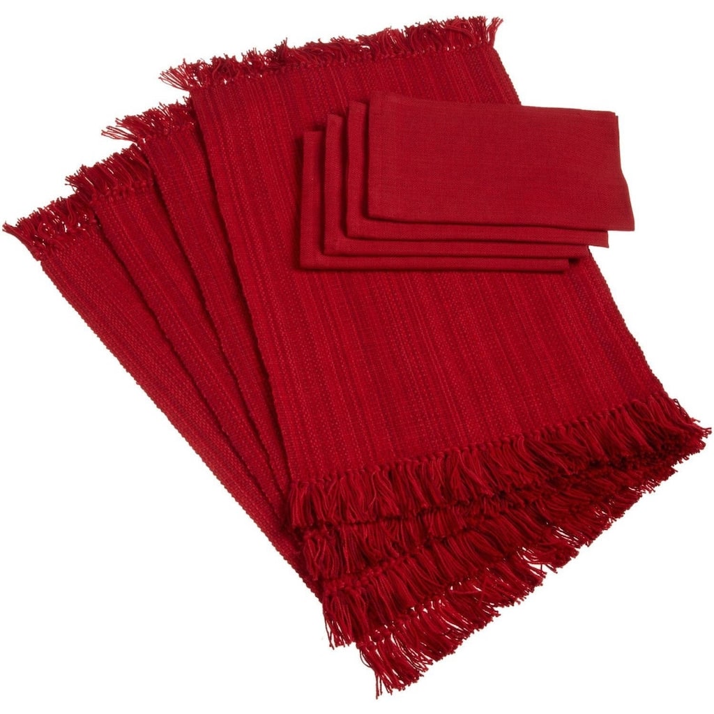 DII Fringed Kitchen Tabletop Set