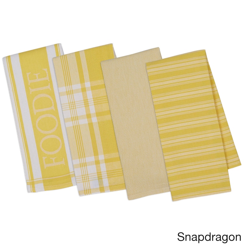Foodie Gourmet Kitchen Dishtowel (Set of 4)