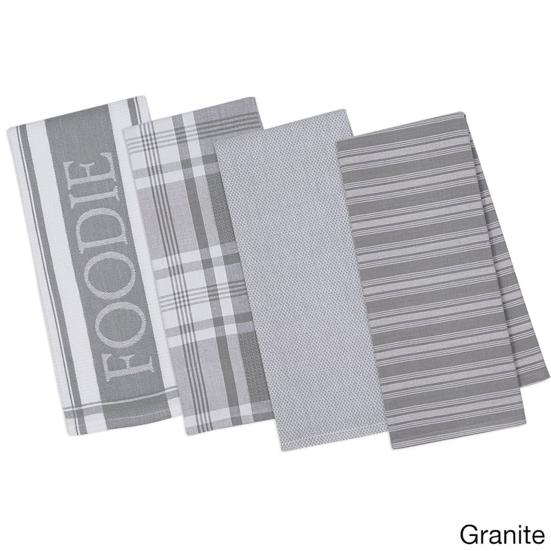 Foodie Gourmet Kitchen Dishtowel (Set of 4)