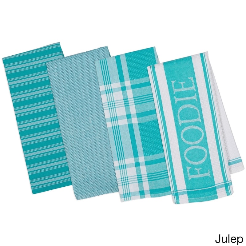 Foodie Gourmet Kitchen Dishtowel (Set of 4)