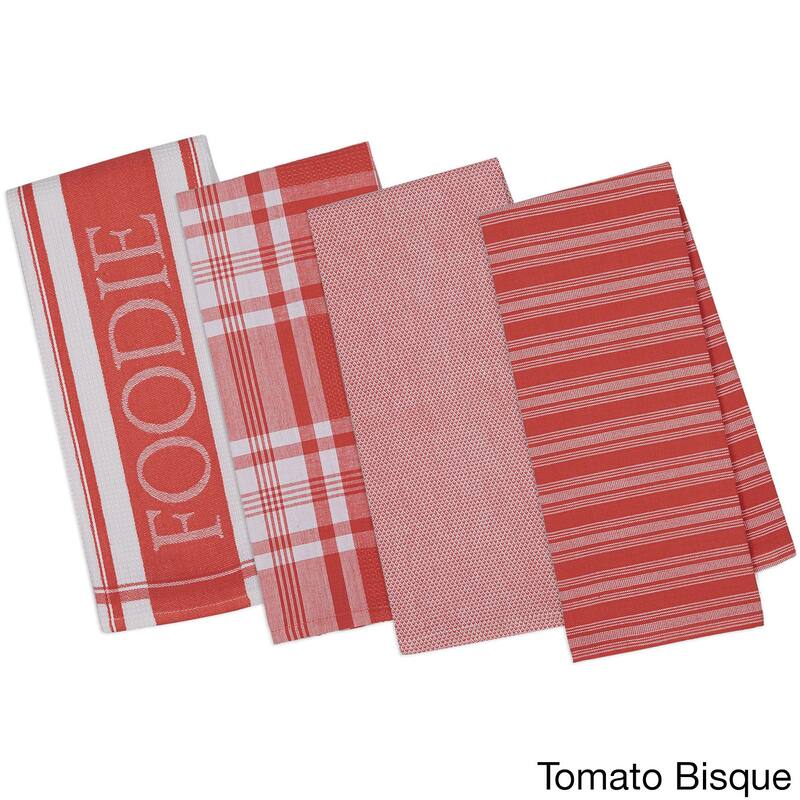 Foodie Gourmet Kitchen Dishtowel (Set of 4)