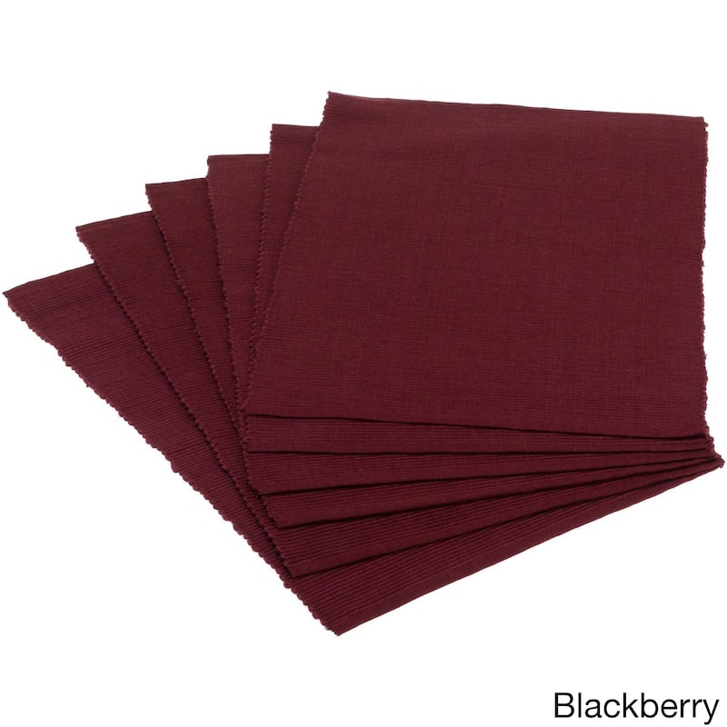 Solid Placemat (Set of 6) - Blackberry