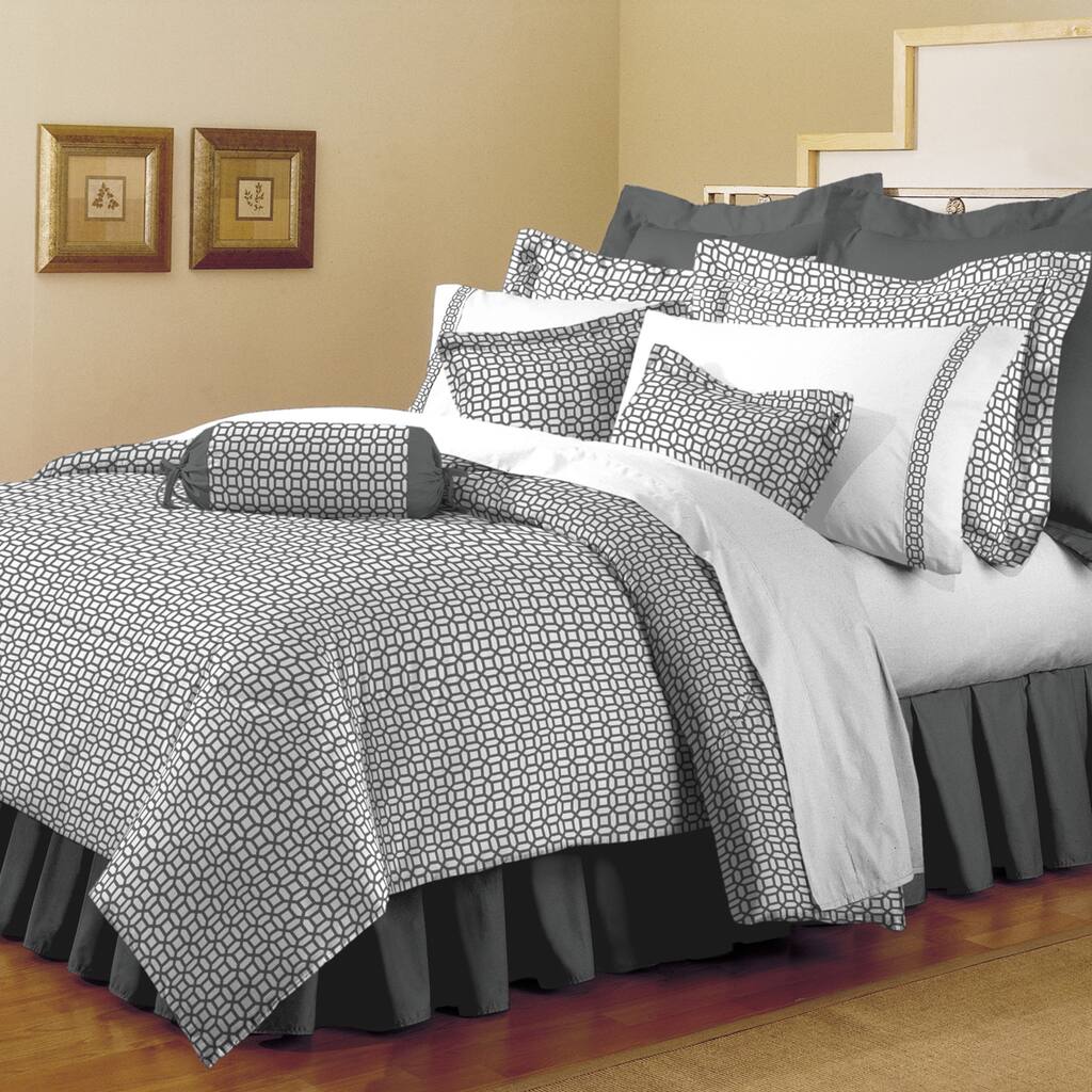 Coin Print Ultra Soft Wrinkle Resistant 3-piece Duvet Cover Set