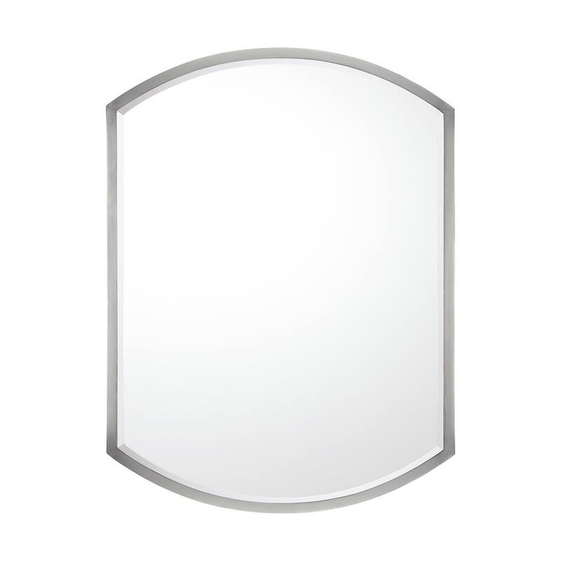 Capital Lighting Transitional Matte Nickel 32x24 inch Decorative Wall Mirror