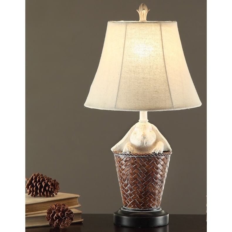 Rabbit Basket 23-inch Table Lamp (Set of 2)