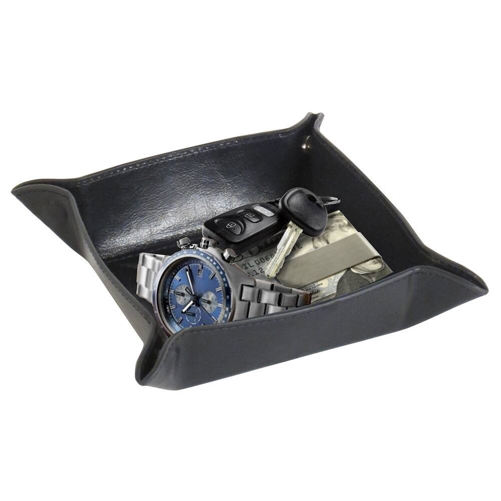 Men's Leather Valet Tray