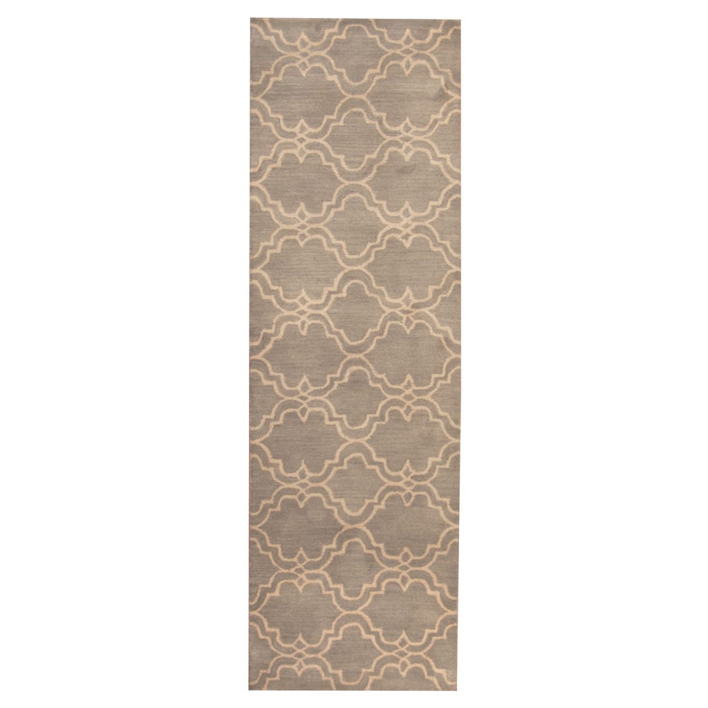 Handmade Tibetan Wool Runner (India) - 2'6 x 8'