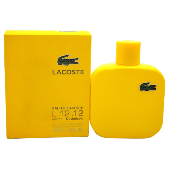 lacoste aftershave yellow