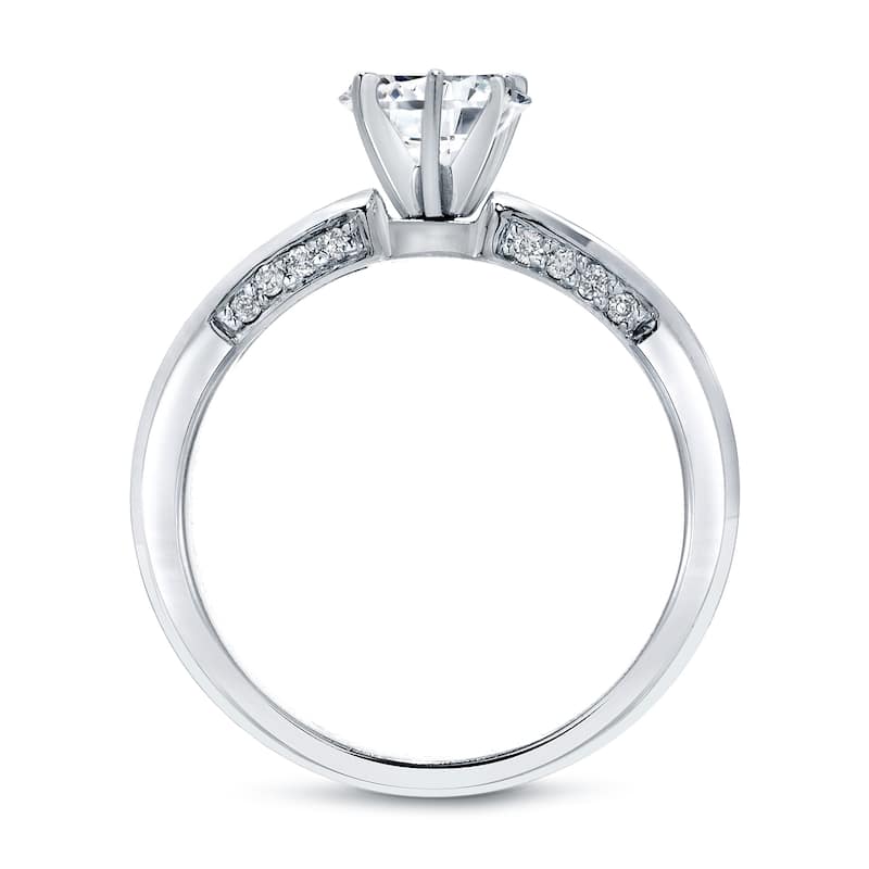 Auriya 14k Gold 1/2ctw Round Diamond Engagement Ring (H-I, I1-I2)
