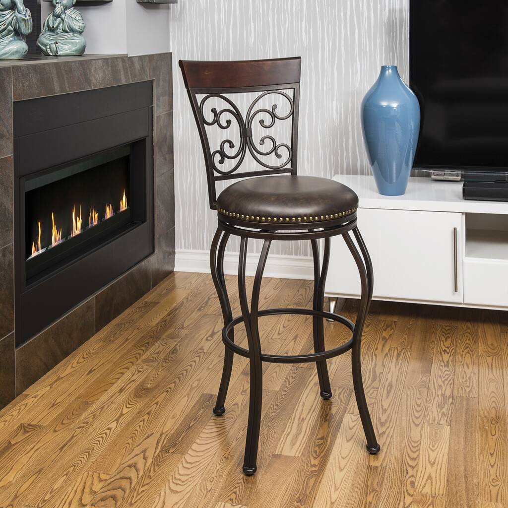 Corvus Verano High Butterfly Back 26-inch Bar Stool