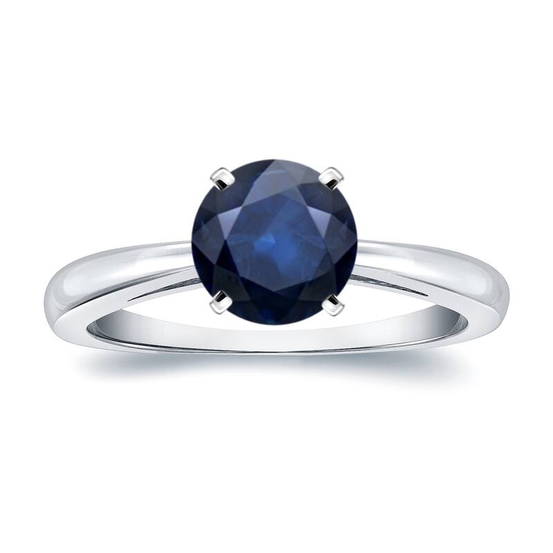 Auriya 14k Gold 2CTW Solitaire Sapphire Engagement Ring