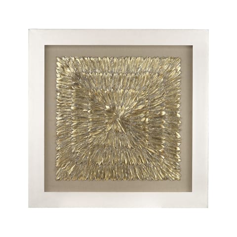 Dimond Home Gold Feather Spaturral Framed Wall Art