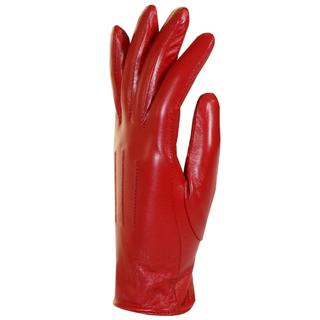 ladies mustard leather gloves