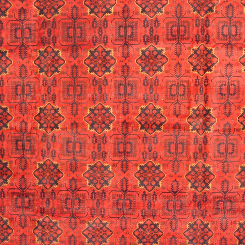 Handmade One-of-a-Kind Vegetable Dye Khal Mohammadi Wool Rug (Afghanistan) - 12'10 x 19'5