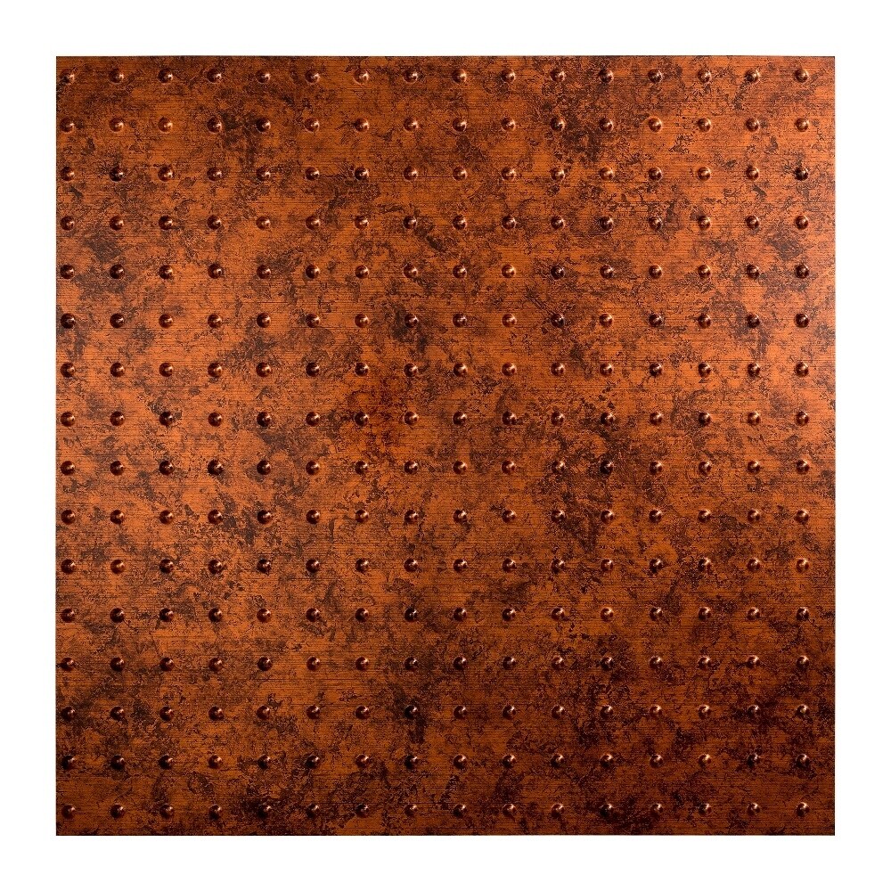 Shop Fasade Minidome Moonstone Copper 2 Foot Square Lay In Ceiling