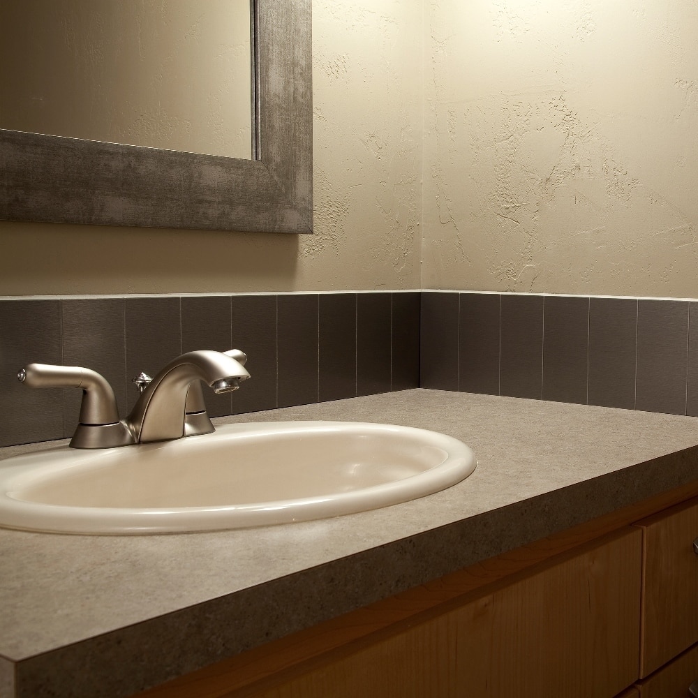 Aspect 3x6-inch Brushed Stainless Short Grain Metal Tile (8-pack)