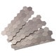 preview thumbnail 2 of 2, Aspect 11x4-inch Honeycomb Stainless Matted Metal Tile (3-pack)
