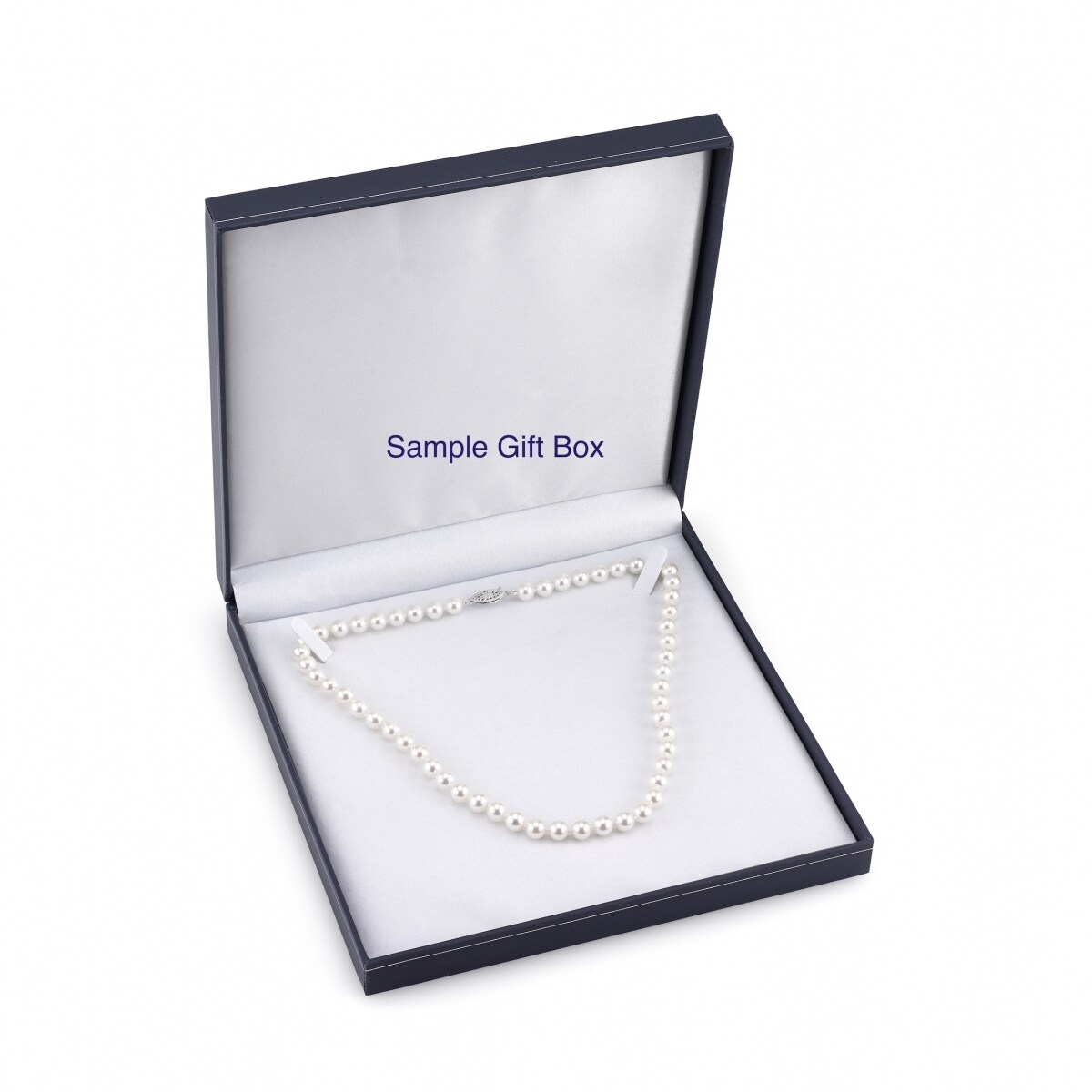 THE PEARL SOURCE 14K Gold 8-9mm AAA Quality Peach Freshwater Cultured Pearl Necklace for Women in 24 Matinee Length