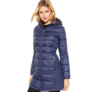 michael michael kors hooded down packable coat