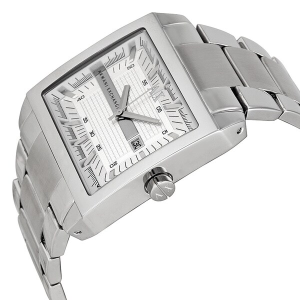 armani exchange rectangular watch