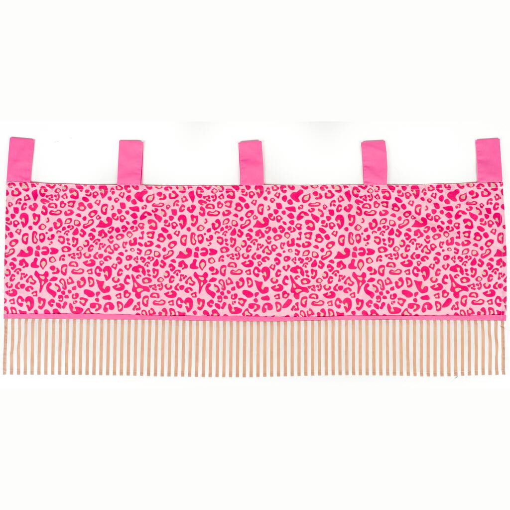 Pam Grace Creations Cheetah Window Curtain Valance