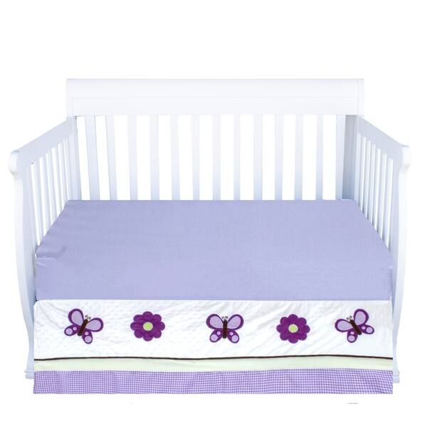 Shop Pam Grace Creations Lavender Butterfly Crib Bedding Set