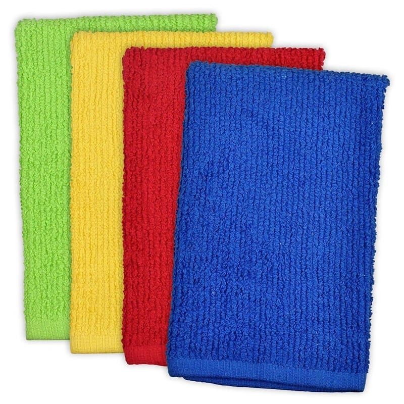 Multicolor Barmop Towels (Set of 4)