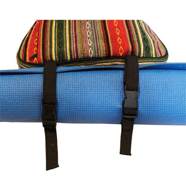 Shop Handmade Vintage Tribal Stripe Gym Bag With Yoga Mat Harness