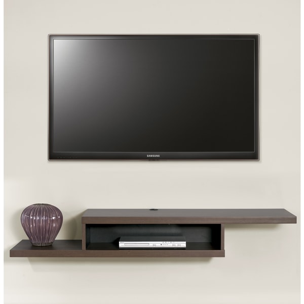 Askew 60-inch Wall Mount TV Console - Overstock - 10518155
