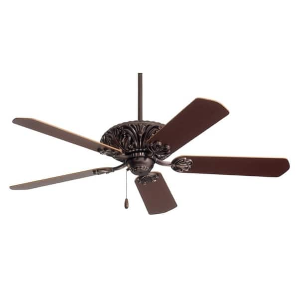Emerson Zurich 52 Inch Oil Rubbed Bronze Classic Art Deco Ceiling Fan With Reversible Blades