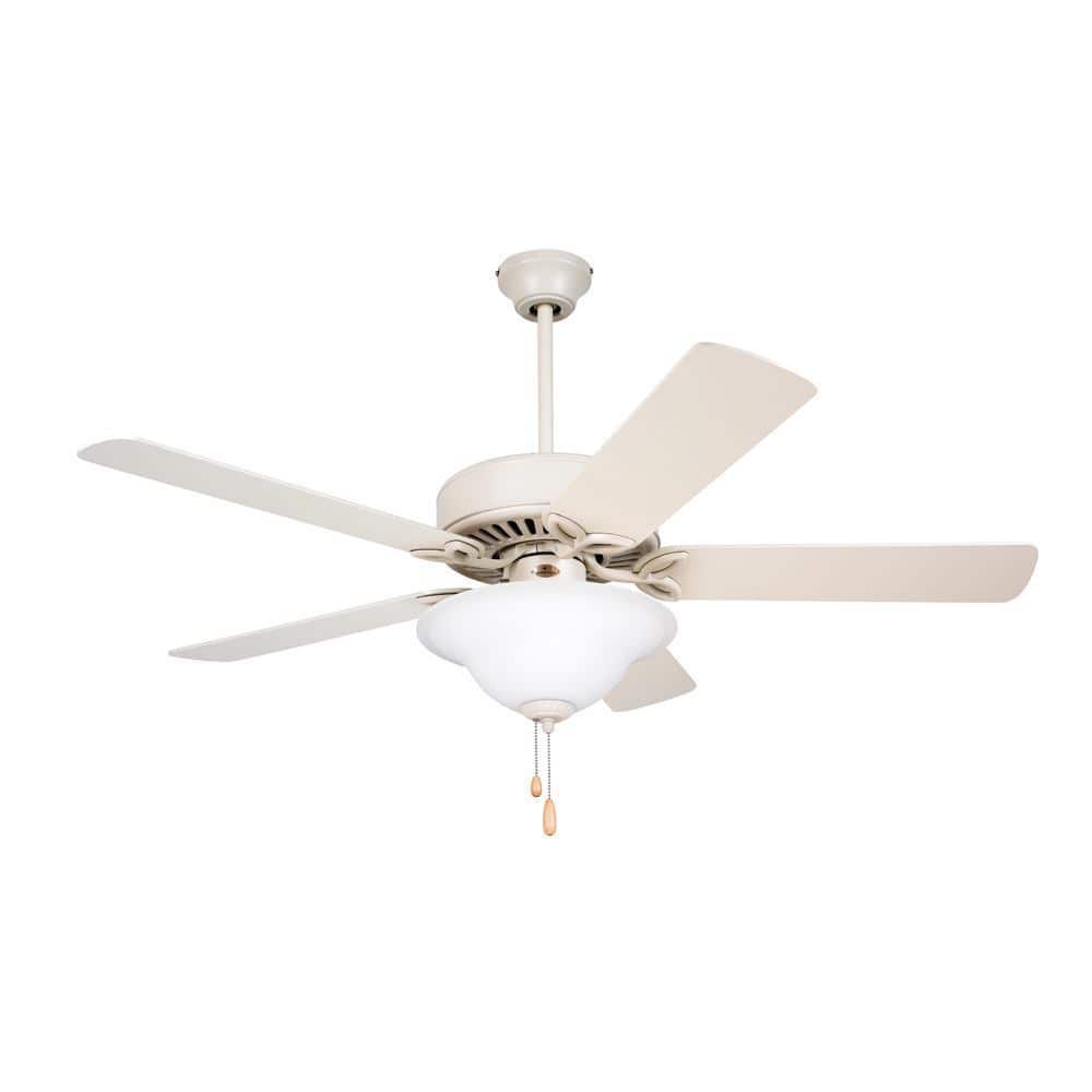Emerson Pro Series 50-inch Summer White Traditional Ceiling Fan with Reversible Blades