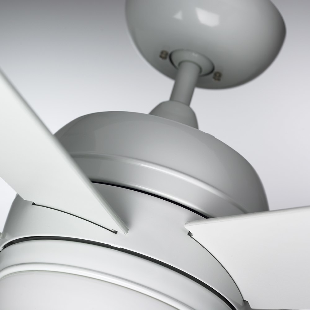 Emerson Atomical 52 Inch Appliance White Modern Indoor Outdoor Ceiling Fan Overstock 10518201