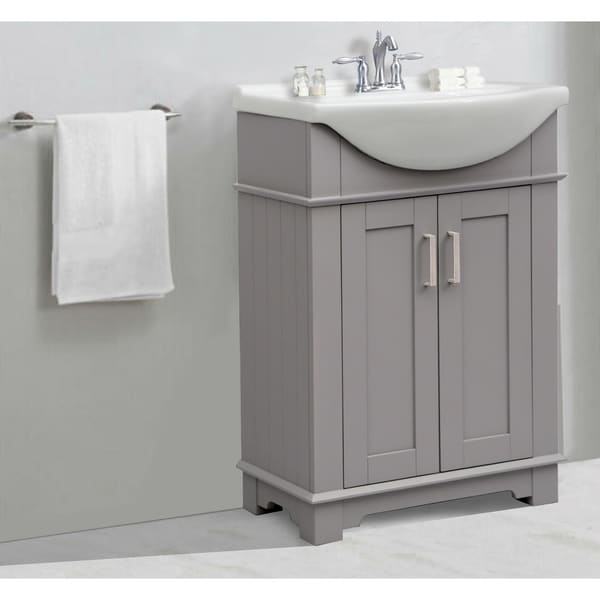 Legion Furniture 24 In Bathroom Vanity Gray With Ceramic Top Legion Furniture 24 In Bathroom Vanity Gray With Ceramic Top