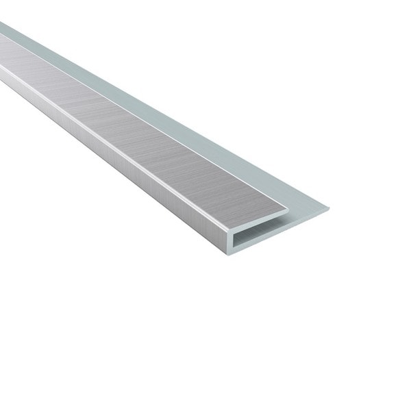 Shop Fasade 4foot Brushed Aluminum Large Profile JTrim Overstock