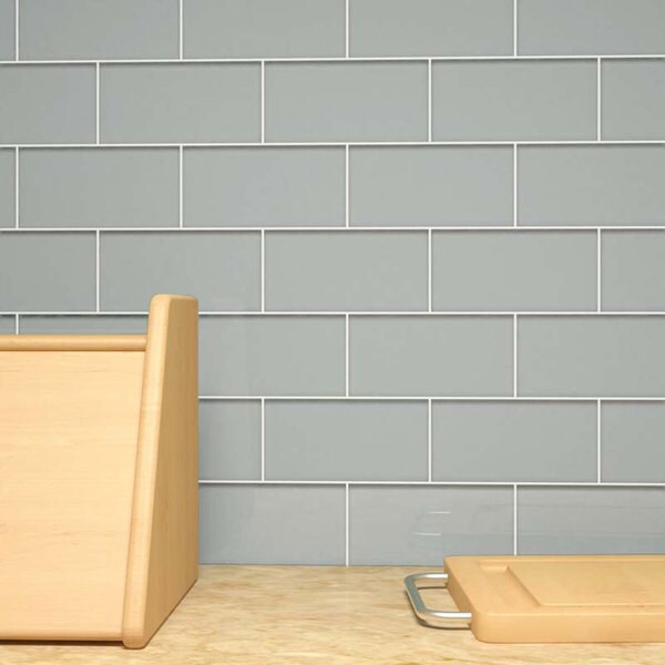 True Gray Subway 5.5 Square Foot Tiles (44 Pieces per Unit) Free