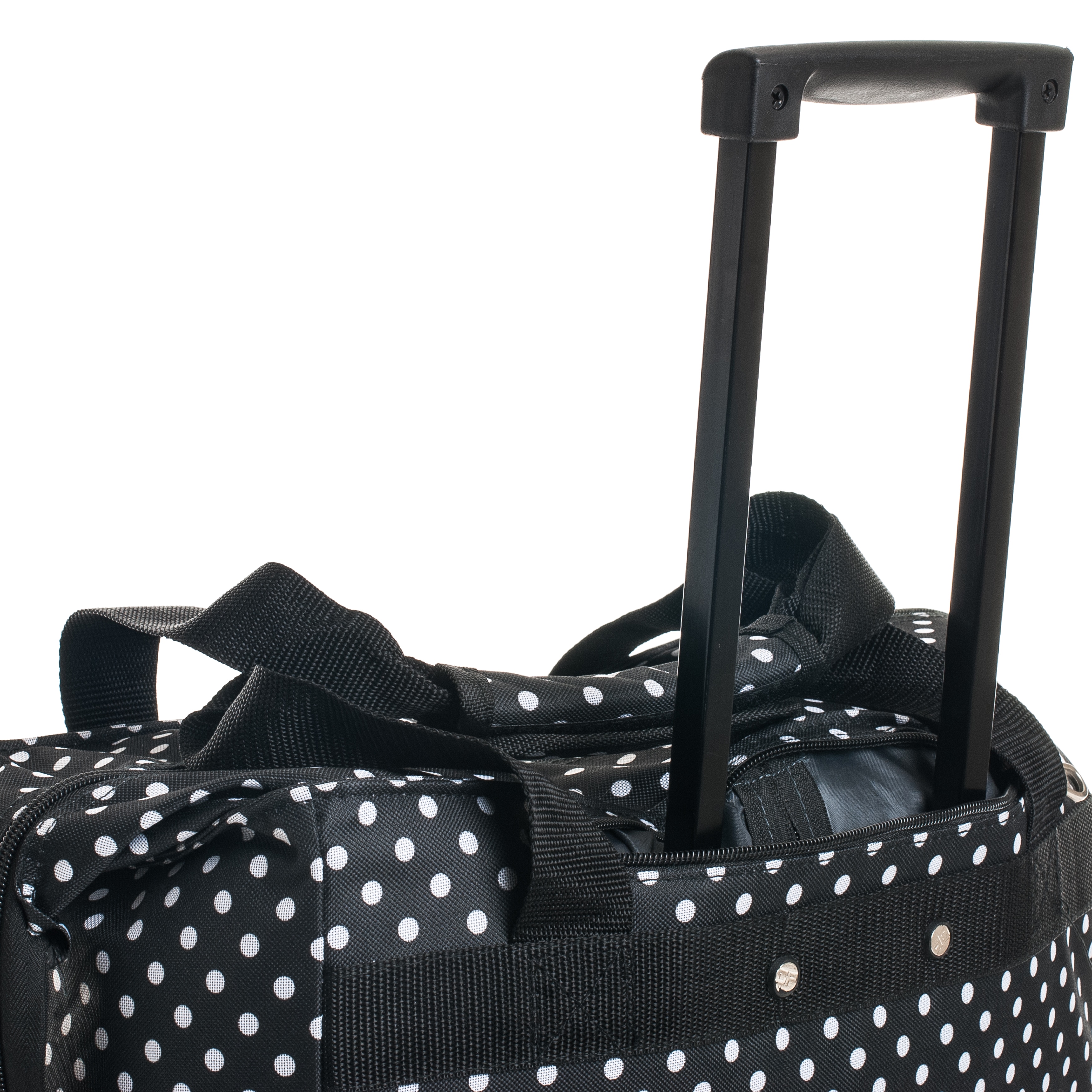 calpak polka dot luggage