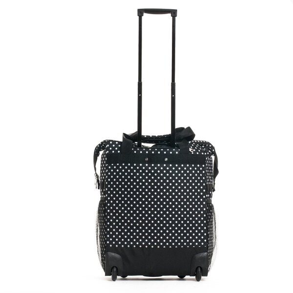 calpak polka dot luggage