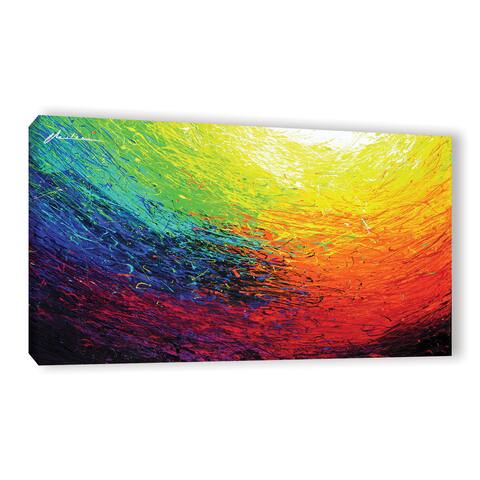 ArtWall Milen Tod 'Rainbow' Gallery-wrapped Canvas