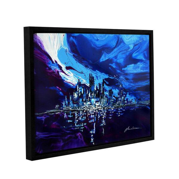 ArtWall Milen Tod 'Distorted Reflection' Gallery-wrapped Floater-framed ...