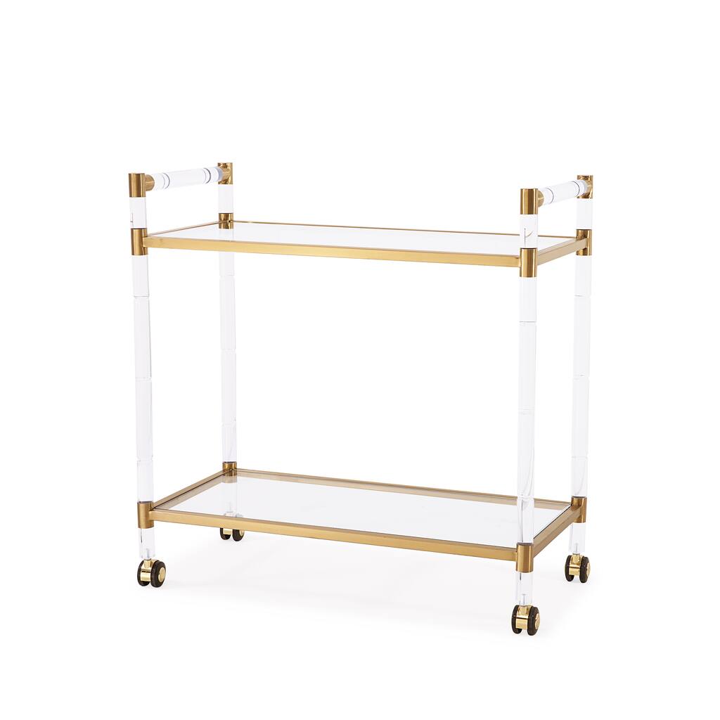 Bronson Bar Trolley, Antique Gold