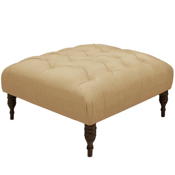 Skyline Furniture Tufted Tail Ottoman In Velvet Buckwheat Skyline Furniture Tufted Tail Ottoman In Velvet Buckwheat Free Shipping Today 10520178