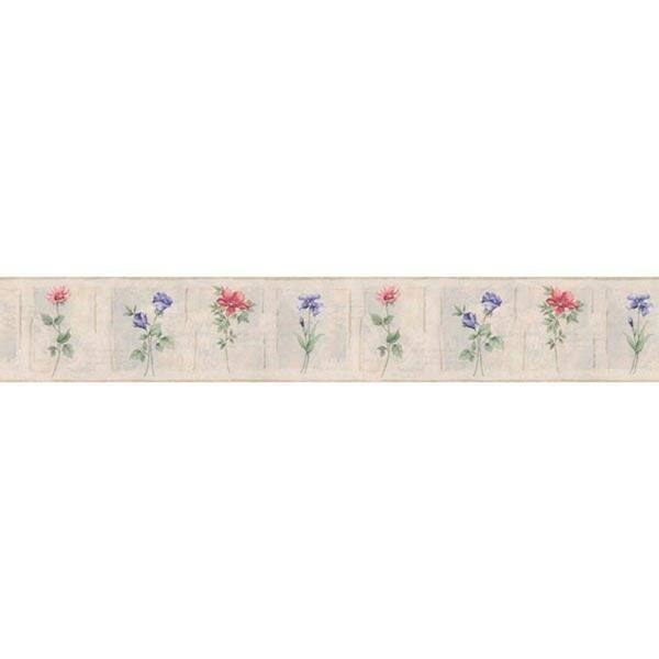 Rose Cameo Flowers Wallpaper Border - Bed Bath & Beyond - 10520731