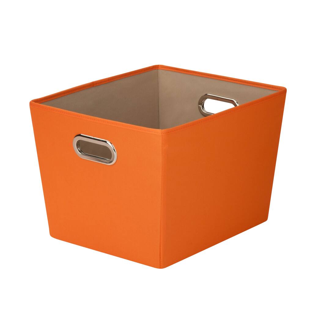Honey-Can-Do Medium Storage Bin - Orange