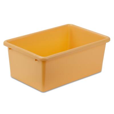 Honey-Can-Do Plastic Bin-Small Yellow