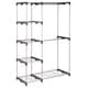 Shop Honey Can Do Double Rod Freestanding Closet - Free Shipping Today ...